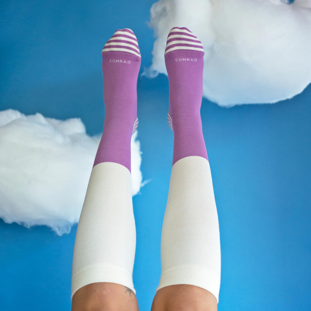 CloudCotton Compression Socks - Colorblock