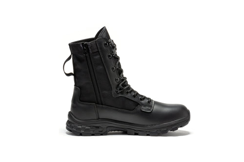 Botas Pro Black Men's 8 inch Side Zipper Military Tactical Boots BP401BK